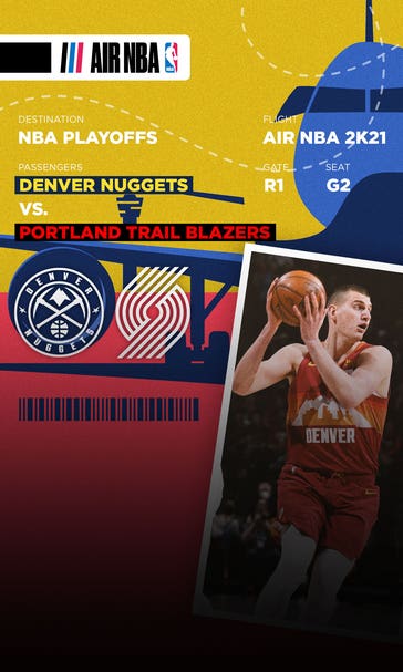 Nikola Jokic's 38 points power Nuggets past Trail Blazers, tie series 1-1